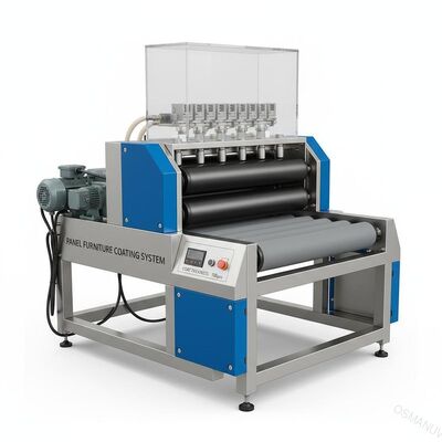 Equipo de capa del rodillo grueso de la CA 110v 100m m para los muebles del panel