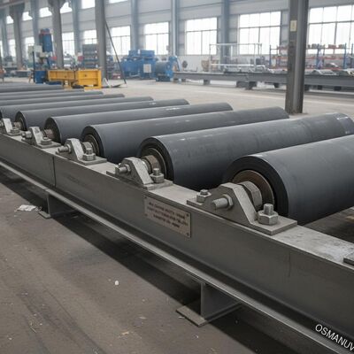 Ancho máximo de revestimiento 1000 mm Rollers transportadores de trabajo pesado con diámetro 200-400 mm