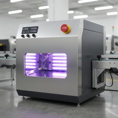 Máquina de curado ULTRAVIOLETA de 6.8KW 15m/Min Stop Switch Reflective/sistema de curado llevado ultravioleta