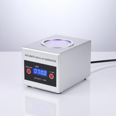 Generador de luz UV de longitud de onda de 365 nm con precisión de control del temporizador ±1min