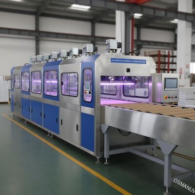 Equipo de curado ULTRAVIOLETA 3 del tablero del silicato del calcio - 10m/min