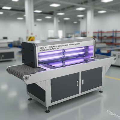 Laminado platee la anchura de proceso de curado ultravioleta de la exposición de la máquina 650m m de 1.5m m