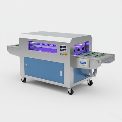 Máquina de curado ULTRAVIOLETA de 7KW 10m/Min Omron Relay para las placas de circuito