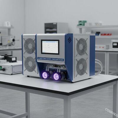 punto ultravioleta de la anchura 27.5KW de 800m m que cura el enfriamiento del aire a presión del sistema