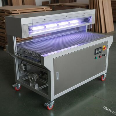 Máquina 3m/Min de Mesh Width Uv Floor Curing del transportador de W400mm