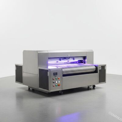 Piso ultravioleta grueso de 18KW 1.5m m que cura la máquina con el  Mesh Belt