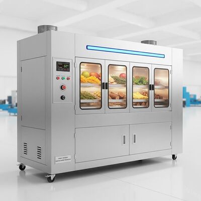 Máquina de secado por microondas industrial para frutas, hierbas, madera. Tecnología de secado eficiente en energía y uniforme.