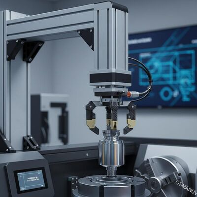 Robot de pórtico de 5 ejes de precisión para la manipulación de componentes sensibles - Automatización de carga/descarga CNC