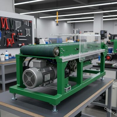 máquina síncrona 0.75KW de la banda transportadora del verde del CNC de 220V 50HZ
