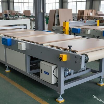 Máquina de la banda transportadora de la anchura del PVC 0.75KW 1320m m para los muebles del panel
