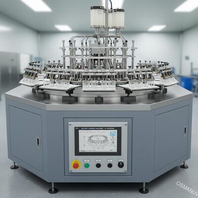 Máquina de recubrimiento rotativo 24 Estación de trabajo para la industria del embalaje de alimentos