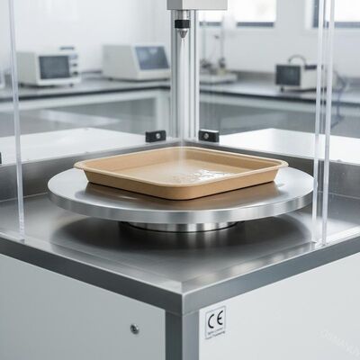 Máquina de revestimiento de envases de alimentos con chasis giratorio Certificación CE