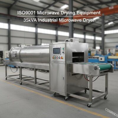 Equipo de secado por microondas ISO9001 Secador industrial de microondas de 35 kVA