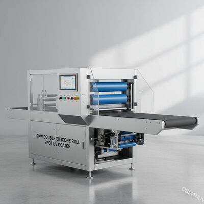 Máquina ULTRAVIOLETA de la máquina de pintar del punto del rollo del silicón del doble 10KW