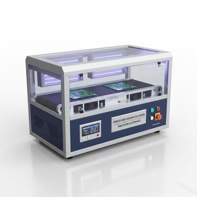 Máquina de curado ULTRAVIOLETA de enfriamiento de aire forzado 380V para los productos electrónicos de la precisión