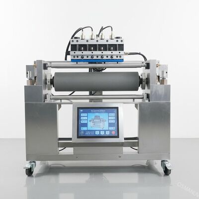 Equipo de capa del rodillo del control del PLC con la cabeza de capa multifuncional