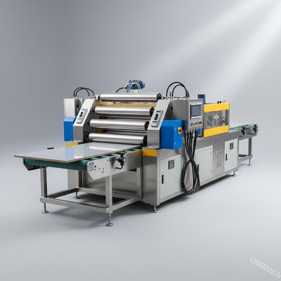 Equipo de capa del rodillo del poder 8KW para el tablero que lamina del piso del PVC