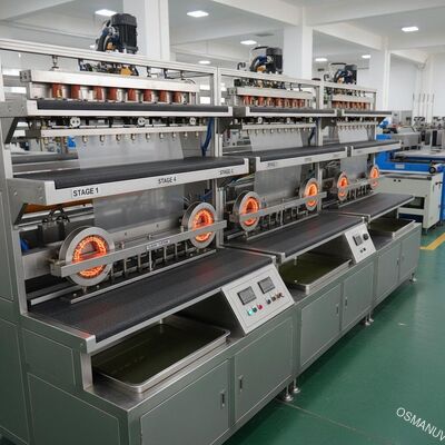 Película/equipo de capa transportador de papel 60KW de la cortina de cuatro pisos