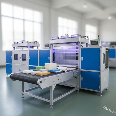 máquina de pintar ULTRAVIOLETA de la cortina de la anchura de 50m/Min 920m m para la esponja material EVA PE del zapato