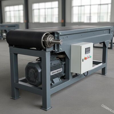 Máquina de cinta transportadora de 220 V con motor servomotor de trabajo pesado
