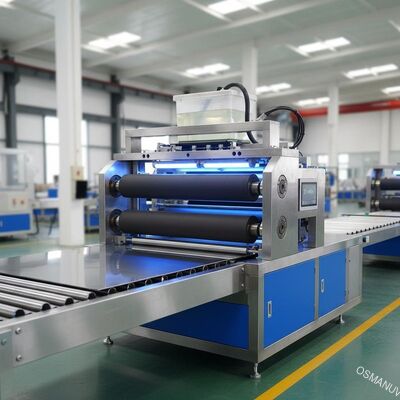 placa de acero de la máquina los 20cm de 20m/Min Painting Uv Roller Coating