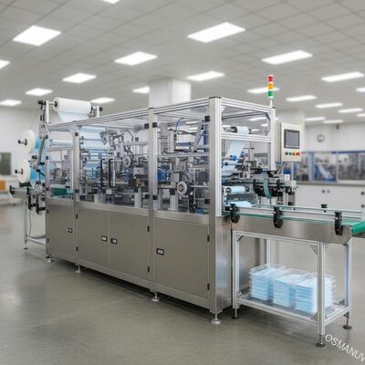 Mascarilla quirúrgica de ISO9001 20KW que hace la cadena de producción de la máquina/de la máscara quirúrgica