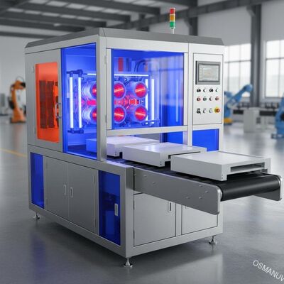 máquina de capa ULTRAVIOLETA del sensor fotoeléctrico infrarrojo 4.2kw para la industria del aparato electrodoméstico