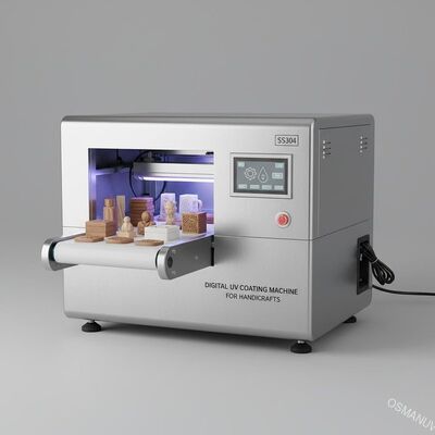 Máquina de capa ULTRAVIOLETA de Digitaces SS304 para las artesanías