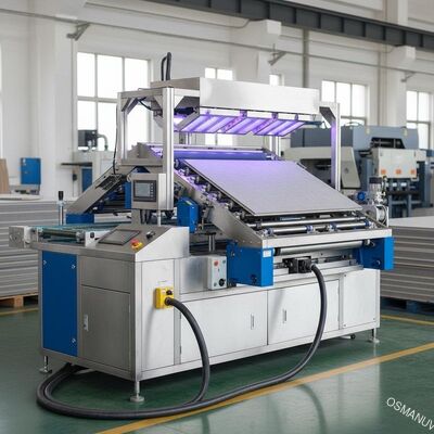Rotación ULTRAVIOLETA de la máquina de capa 90deg eléctrica para el panel de fibras de madera del cemento