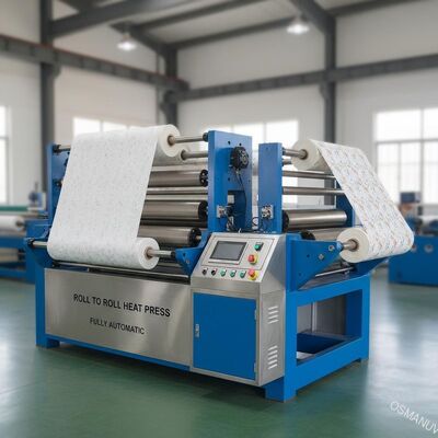 máquina de la prensa de 410V 50HZ 3m/Min Roll To Roll Heat/prensa completamente automática del calor
