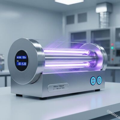 Máquina de acero inoxidable de la radiación ultravioleta de la onda de luz del tubo para los suministros médicos