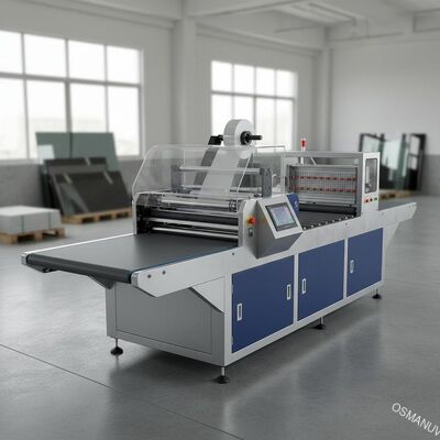 Máquina que lamina con la película automática que corta la máquina ULTRAVIOLETA de la máquina de pintar para el vidrio, tablero, tablero del pvc, pantalla de visualización