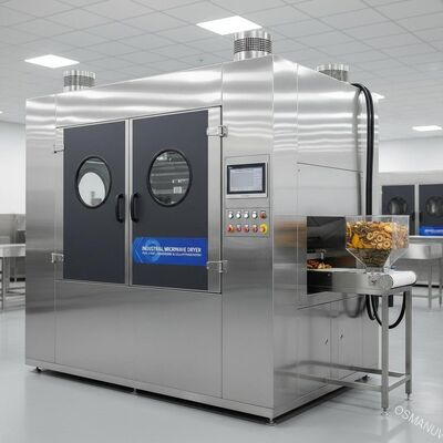 Secador de frutas y hierbas por microondas industrial | Alta eficiencia y preservación de la calidad