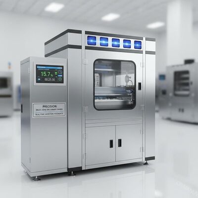Secador de microondas multizona de precisión con retroalimentación de humedad en tiempo real para moldeo de pulpa de alta calidad