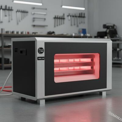 Nivel de ruido inferior a 75 dB Máquina de secado infrarrojo con consumo de energía de 2,5 kW