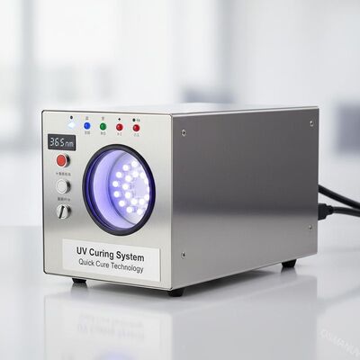 Máquina de curado UV de acero inoxidable de 365nm placa de sistema de control de lámpara UV para curado rápido