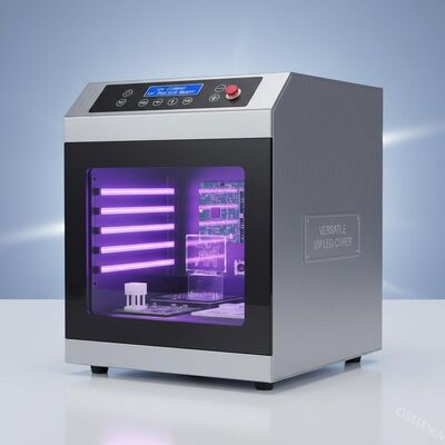 Máquina de curado de LED ultravioleta versátil de 300 mm*300 mm*400 mm para diversas aplicaciones