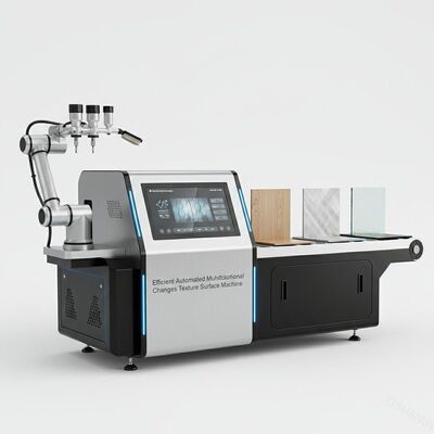 Máquina de superficie de cambios de textura multifunción eficiente y automatizada