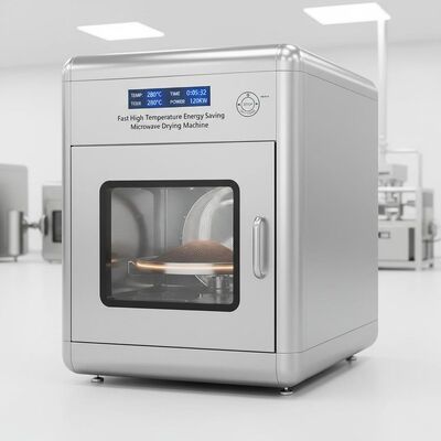 Máquina de secado de microondas de alta temperatura rápida y de ahorro de energía