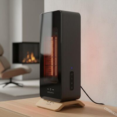 2Dispositivo de calefacción por infrarrojos de 5 kW con dirección horizontal/vertical del flujo de aire para calefacción