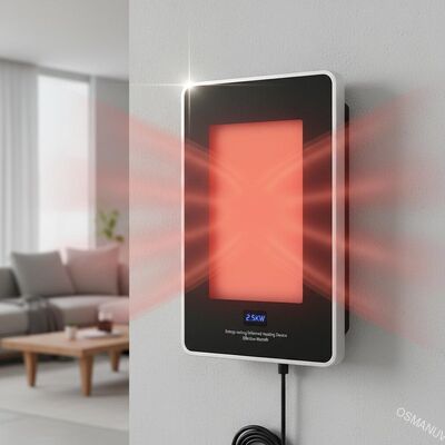 Dispositivo de calefacción infrarroja de ahorro de energía Consumo de energía de 2,5 kW para calor efectivo