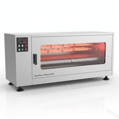 Máquina de secado horizontal de infrarrojos de 50 kg para el sector industrial