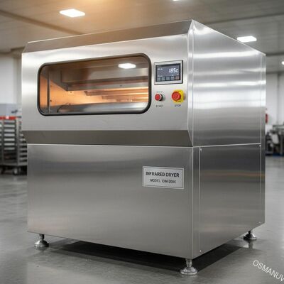 Máquina de secado infrarrojo con acero inoxidable Construcción Temperatura del aire 0-200C
