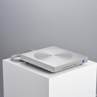 Tabla de acero inoxidable con consumo y consumo de energía de 1000W