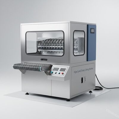 Máquina de recubrimiento por rociado de alta velocidad AC220V/50HZ Alimentación 0-3m/min Velocidad