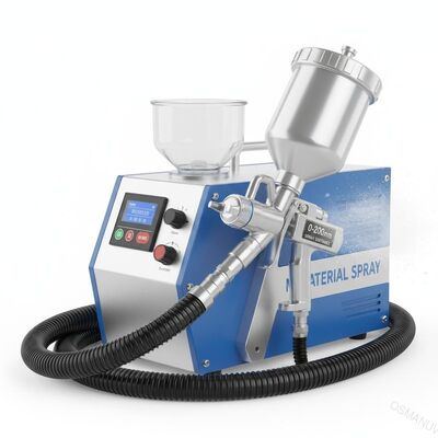Máquina de recubrimiento por rociado de material para recubrimiento en polvo con distancia de rociado de 0 a 200 mm