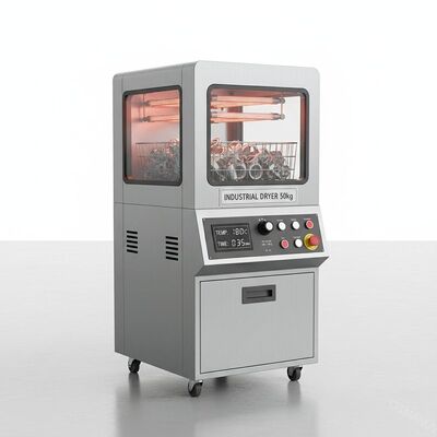 Máquina de secado por infrarrojos de grado industrial de 50 kg de capacidad Diseño para ahorrar espacio