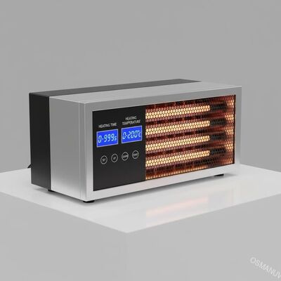 Tiempo de calentamiento 0-999s y temperatura de calentamiento 0-200C Secadores infrarrojos