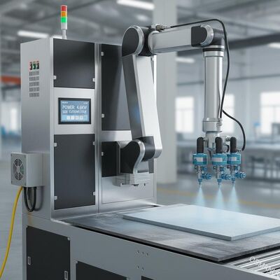 Para las placas de acero, silicato de calcio 4.6KW fuente de alimentación máquina de recubrimiento de pulverización para el recubrimiento de larga duración tamaño personalizado