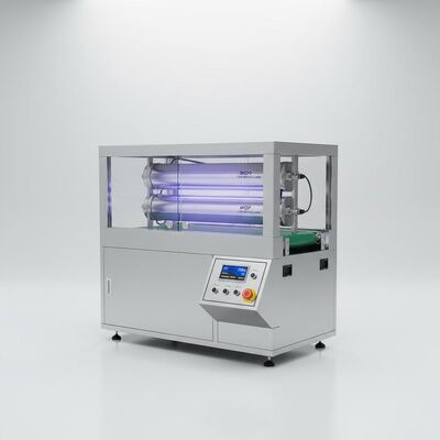 Máquina de curado UV de proceso simple con 2 lámparas de mercurio WQP 3 KW estadounidenses